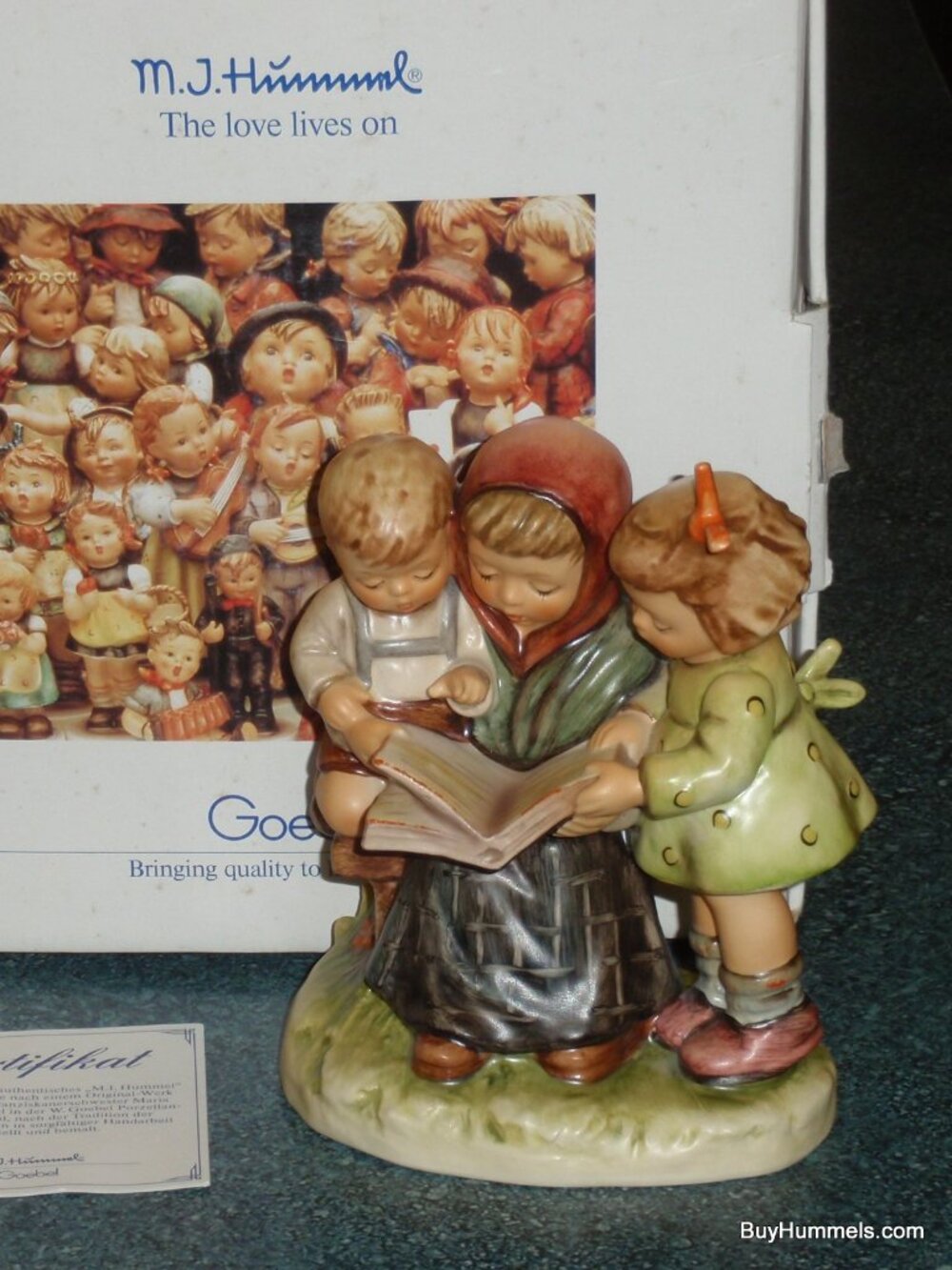 "Storybook Time" Hummel Figurine #458 Mother Reading To Children With Box GIFT!